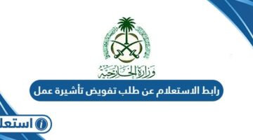 رابط الاستعلام عن طلب تفويض تأشيرة عمل visa.mofa.gov.sa