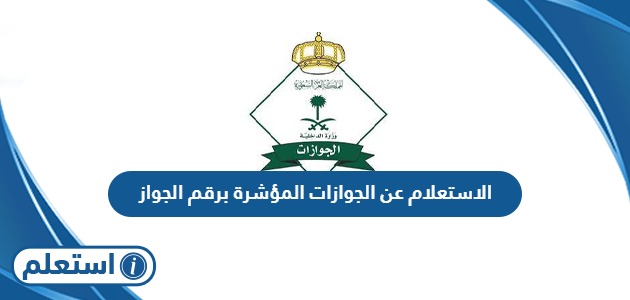 الاستعلام عن الجوازات المؤشرة برقم الجواز في السعودية
